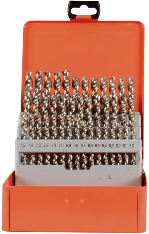 Projahn Bohrerkassette HSS-Co Typ UF-L 41-tlg. 6-10/0,1 mm