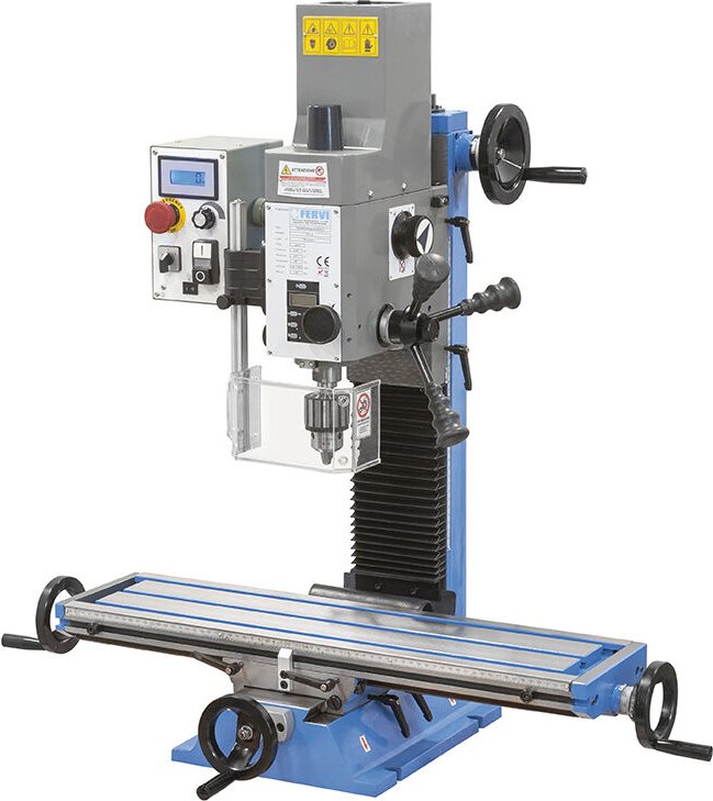 Tischbohrmaschine mit Zahnradfraser Fervi t061a
