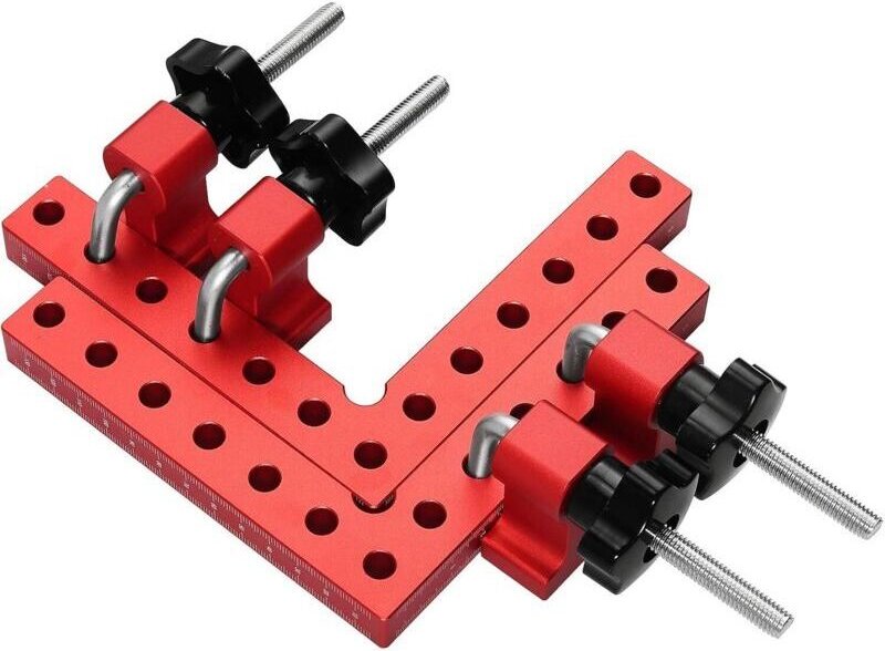 90-Grad-Positionierungs-Eckklemme, Positionierungsquadrate, 140 x 140 mm, Positionierungslineal aus Aluminiumlegierung, ...