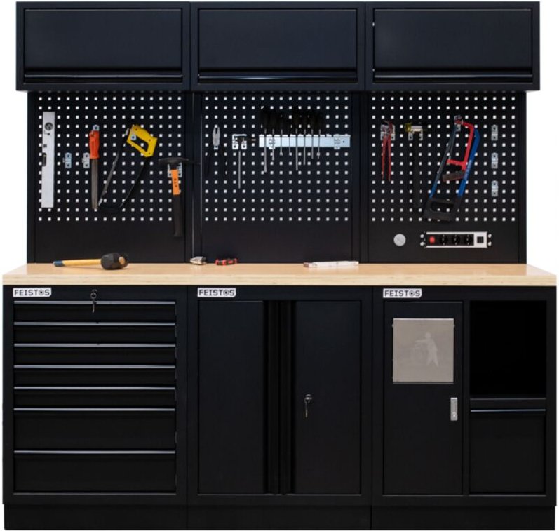 FEISTOS Werkstatteinrichtung EOS Blackline 11 Metall Werkstattschrank
