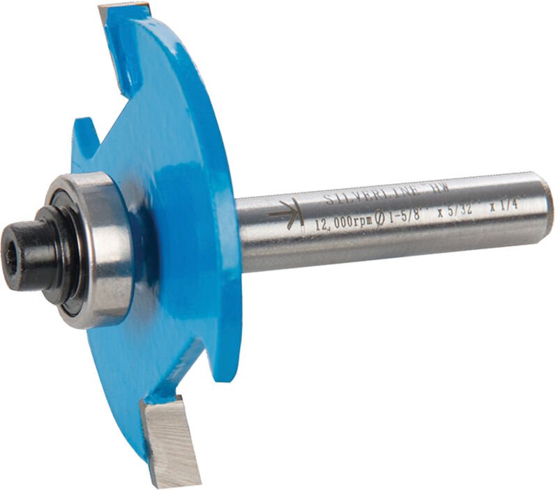 Silverline - Flachdübelfräser, 1/4 Zoll Nr. 10 u. 20