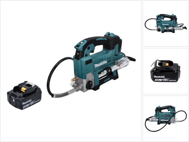 Makita DGP 180 M1 Akku Fettpresse 18 V 690 bar + 1x Akku 4,0 Ah - ohne Ladegerät