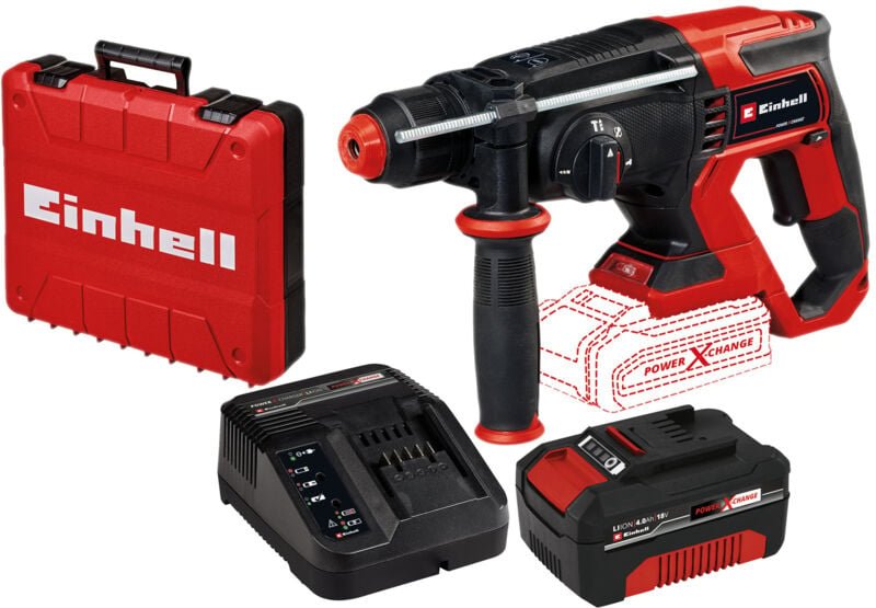 Akku-Bohrhammer te-hd 18/20 Li Kit (1x 4,0 Ah) - Einhell