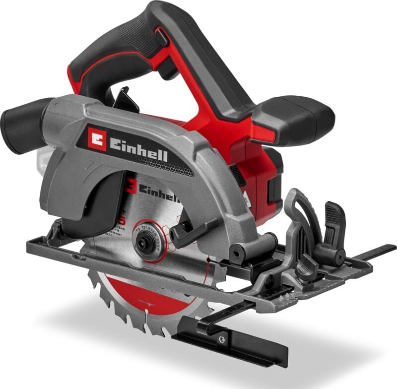 Einhell Akku-Handkreissäge TE-CS 18/165-2 Li - Solo Power X-Change (18 V, Ø 165 mm Sägeblatt, 57 mm Schnitttiefe, werkze...