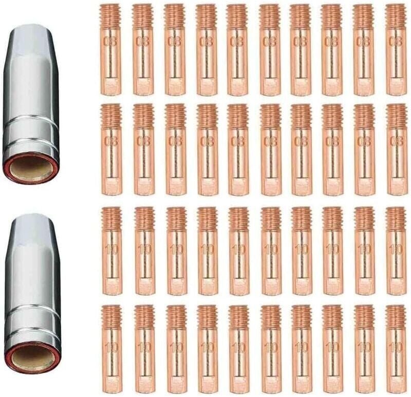 42 MB15 15AK Gasdüsen, Kontaktdüsen, Düsenhalter, 0,8 mm MIG/MAG Schweißbrenner-Verschleißteile, MIG-Kontaktdüsen, MIG-S...