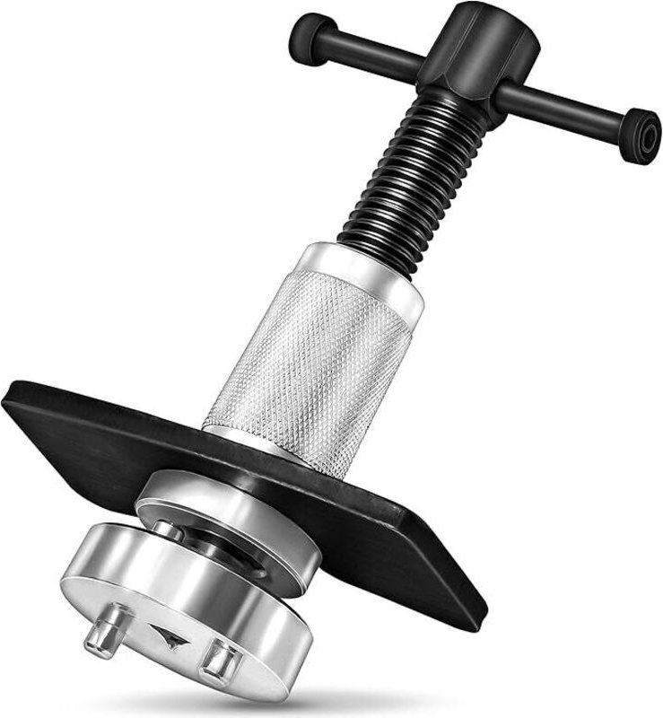 Bremskolbenrückdrücker-Set zum Auswechseln von Bremsscheiben, Bremsbacken oder Bremsbelägen, inklusive Werkzeugen und Ad...