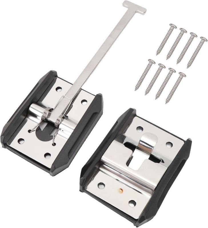 aqxreight RV Style T Eingangstürriegel, Edelstahl Außentürstütze mit robuster Struktur und hoher Festigkeit sowie einfac...