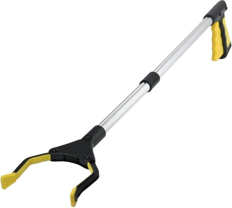 Greifwerkzeuge, 82 cm Greifer für ältere Menschen, mit drehbarem Gummigreifer, zum Erreichen von Müll, Aufheben von Unra...