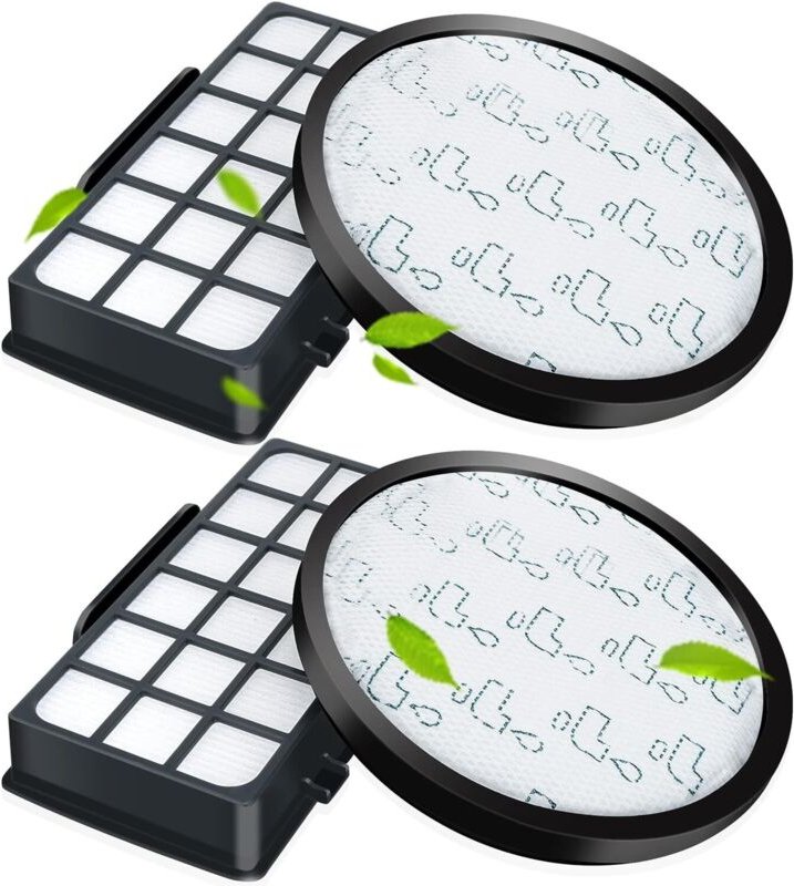 Weitere 2 Filterzubehörteile, ZR006001 Filter für Rowenta X-Trem Power Cyclonic/Silence Force Cyclonic Staubsauger RO69x...