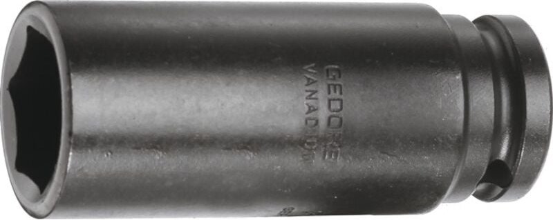 Kraftsteckschlüssel lang k 19 l DIN3121 1/2'vierkant 21 mm sechskant - Gedore