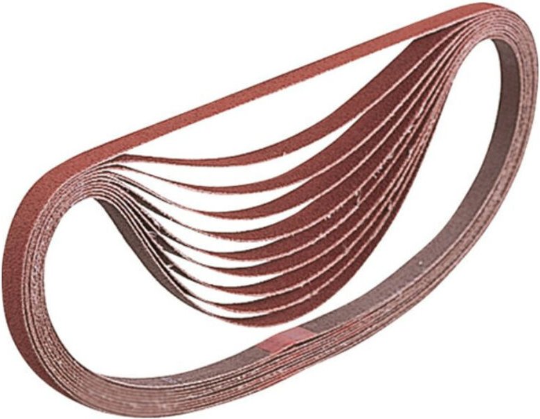 Schleifbänder 30x533 mm rot für Holz und Metall Körnung 150 (5 Stck.) Makita P-36728