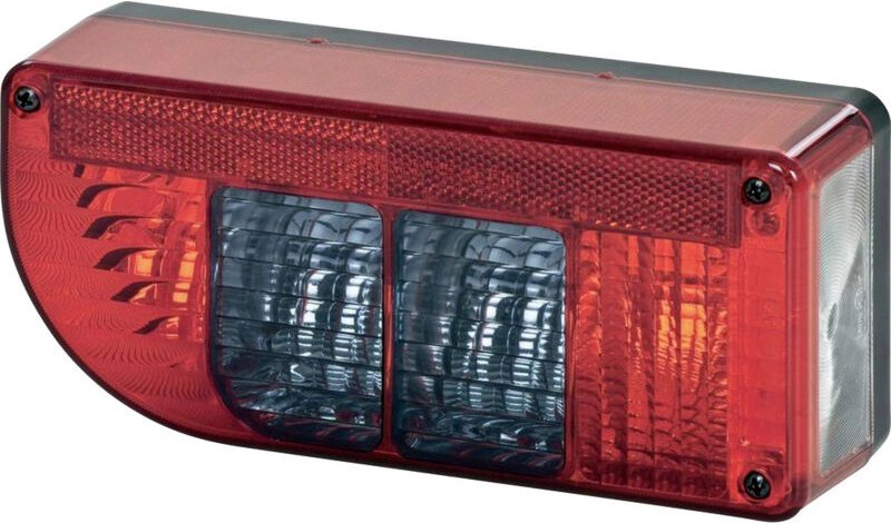 SecoRüt Fahrradträger-Rückleuchte Blinker, Bremslicht, Kennzeichenleuchte, Nebelschlussleuchte, Ref