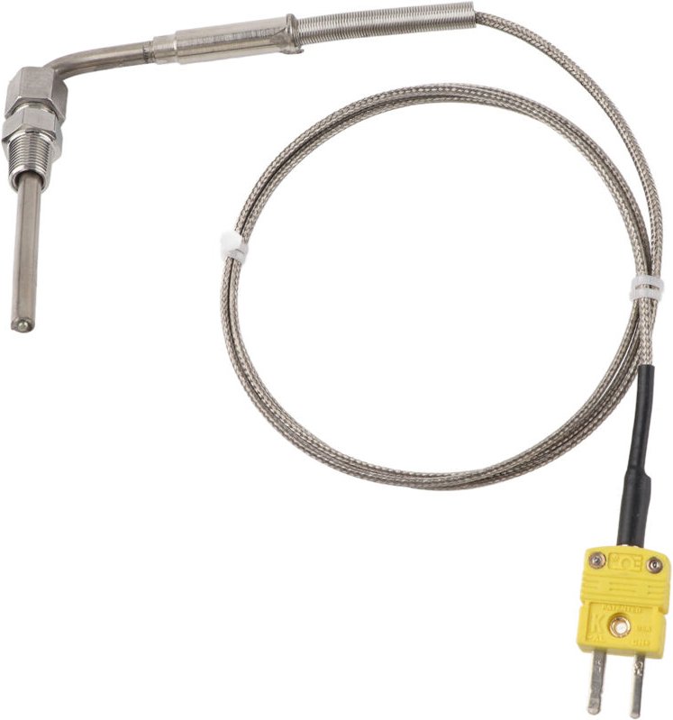 Typ-K-EGT-Thermoelement für Abgastemperatursensor mit freiliegendem Ende und Stecker