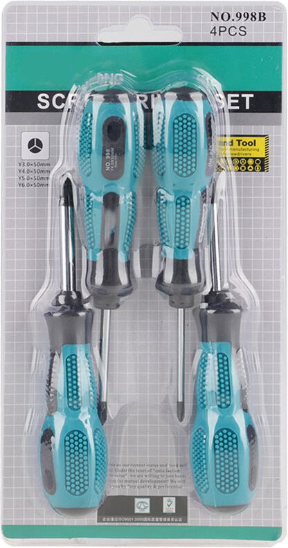 Eosnow 4-teiliges Y-Typ-Schraubendreher-Set Präzision mit magnetischem multifunktionalem Handwerkzeug