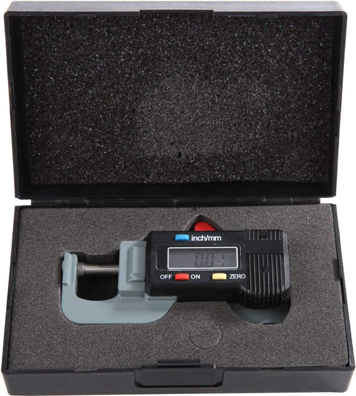 Ej.life - 0–12,7 Mm Digitale Dicke, Elektronisches Mikrometer-Dickenmessgerät, 0,01 Mm Auflösung, Horizontales Elektroni...