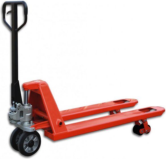 Matisère - Handhubwagen mit kurzen Gabeln 1000x540 mm und Tragfähigkeit 2,5 Tonnen – Ideal für kleine Räume und Supermär...