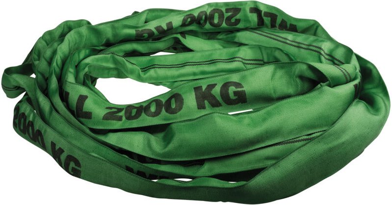 Rundschlinge Traglast: 2000 kg, Umfang: 8 m, Nutzlänge 4 m
