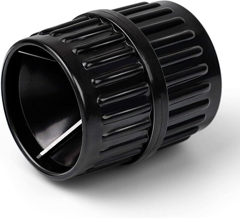 KZQ - Sbavatore per rame 2 in 1 Sbavatore universale per tubi da 5-40 mm, strumento per sbavatura di tubi interni ed est...