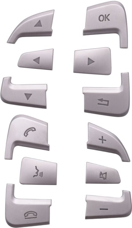 Tlily - Autolenkradknopfabdeckung Zieraufkleber für ein b gla gls cla C177 2015-2019 ZubehöR