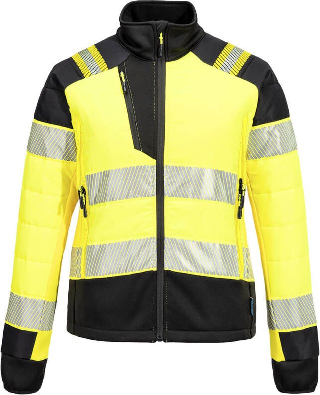 Hybrid-Baffle-Jacke Hv Für Damen Pw3 – Größe XXXL – Gelb/Schwarz – Portwest