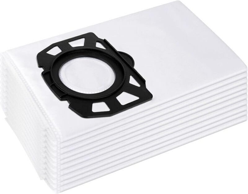 10er-Pack Filterbeutel für Kärcher 2.863-006.0 KFI 487 Staubsaugerbeutel für Kärcher WD4, WD5, WD6, WD5P, WD6P, MV4, MV5...