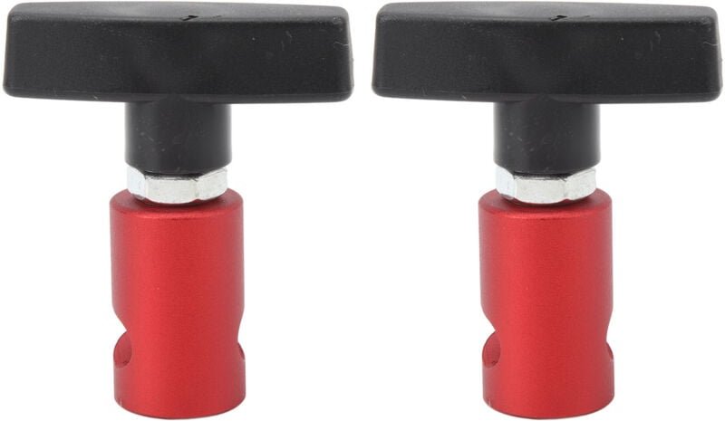 FOREHILL Motorhauben-Hebeklammern und Zündkerzenhalter, 2er-Pack, 2-in-1-Werkzeug für Motorhaube und Heckklappe, Rot