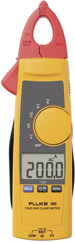 365 Stromzange, Hand-Multimeter kalibriert (iso) digital cat iii 600 v, cat iv 300 v Anzeige - Fluke