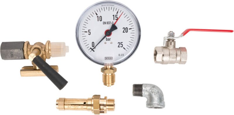 Aircraft Grundarmaturensatz Grundarmaturensatz 1/2 bis 750 l, 11 bar, 2500611