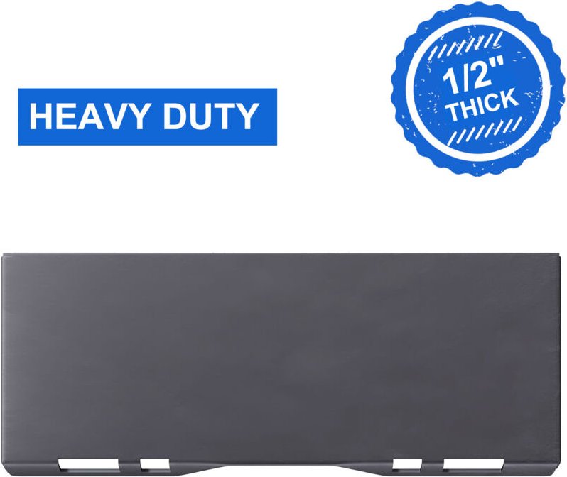 Montageplatte für Kompaktlader, 0,47 Zoll dick. Hochwertiger Stahl. Schnelle Befestigung. Mit 3 zusätzlichen Schweißstäb...