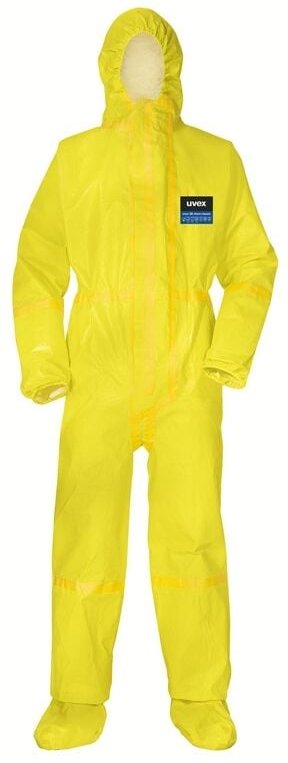 Uvex 8849813 Overall Disposable Coveralls gelb XXL
