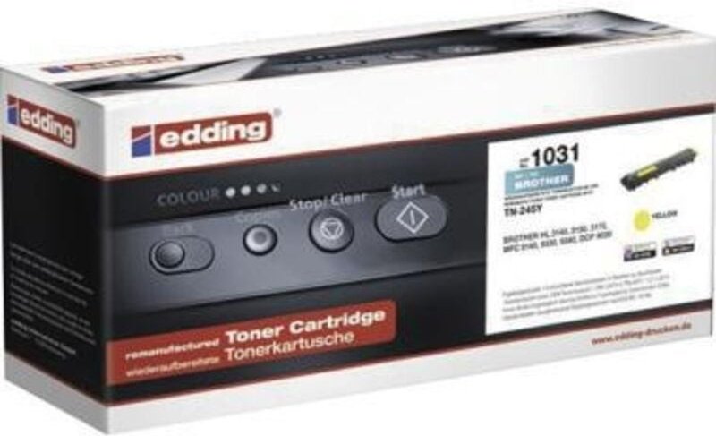 Toner kein Originalzubehör Kompatibel mit: Brother TN-245Y EDD-1031 ca. 2.200 Seiten gelb