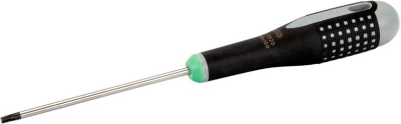Bahco ERGO manipulationssicherer Schraubendreher TORX mit Gummigriff, TR15 x 100 mm