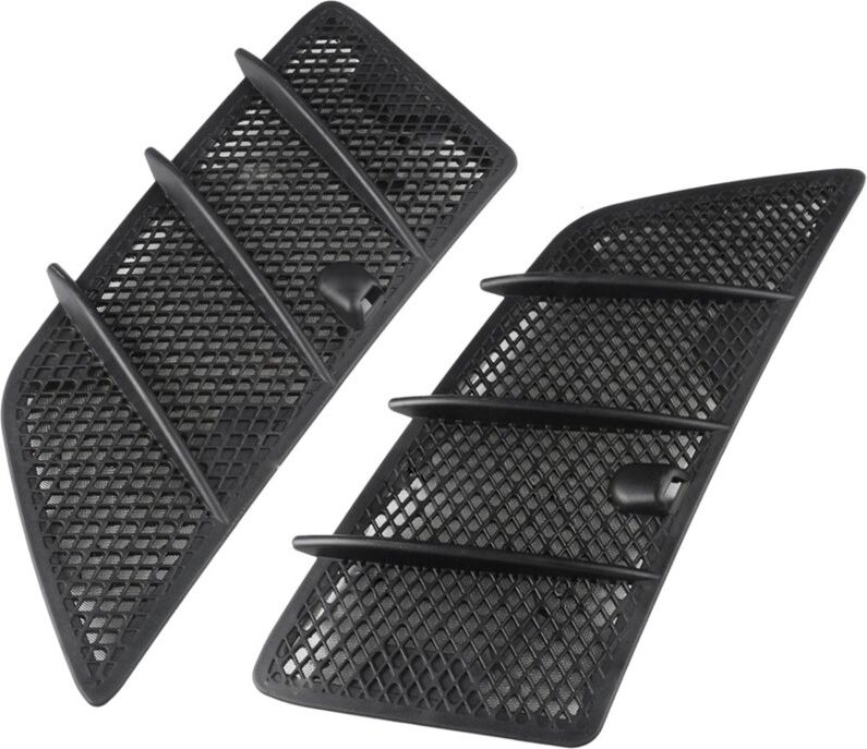 2Pcs Auto Front Hood Air Vent Grille Abdeckung Air Flow Intake Hauben Für Mercedes Benz W164 ML / GL Klasse 2008-2011