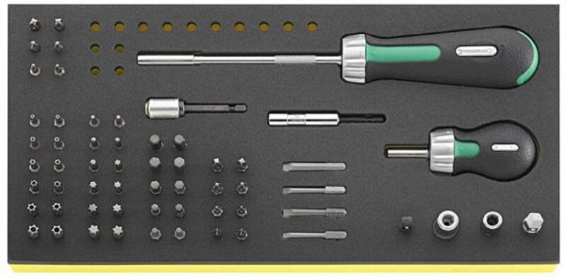 Stahlwille TCS 4008/8/52 Bitratschen-Satz 1/4" kschluesseleinsaetzen