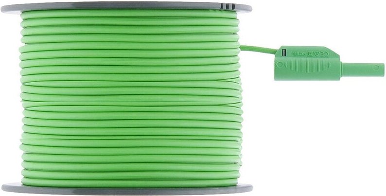 A 1163 Sicherheits-Messleitung Bananenstecker 4 mm Bananenstecker 4 mm 50 m Grün 1 St. - Metrel