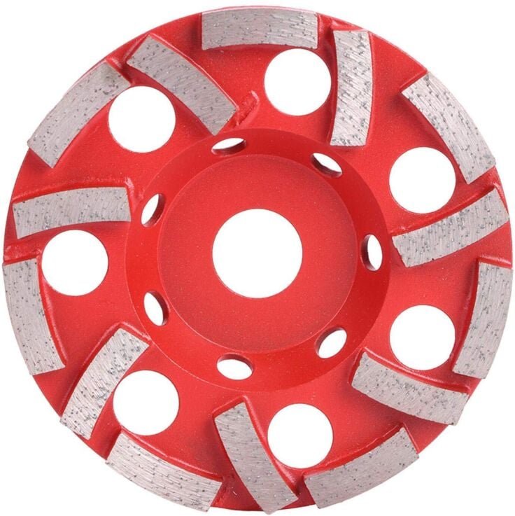 125-mm-Schleifscheibe, Diamantschleifscheibe mit Stahlkörper, hochkonzentrierter, wärmebehandelter Diamantschleifstein f...