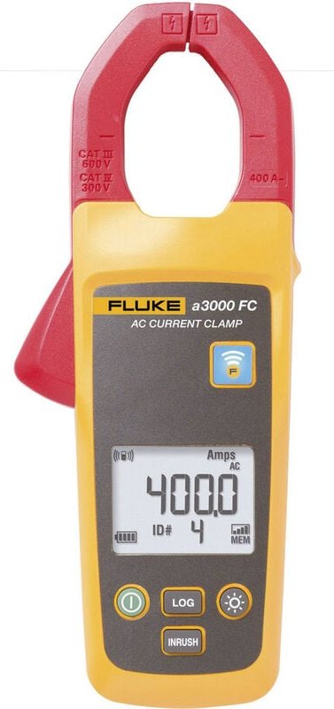 Fluke FLK-a3000 FC Stromzange digital Datenlogger CAT III 600 V Anzeige (Counts): 4000