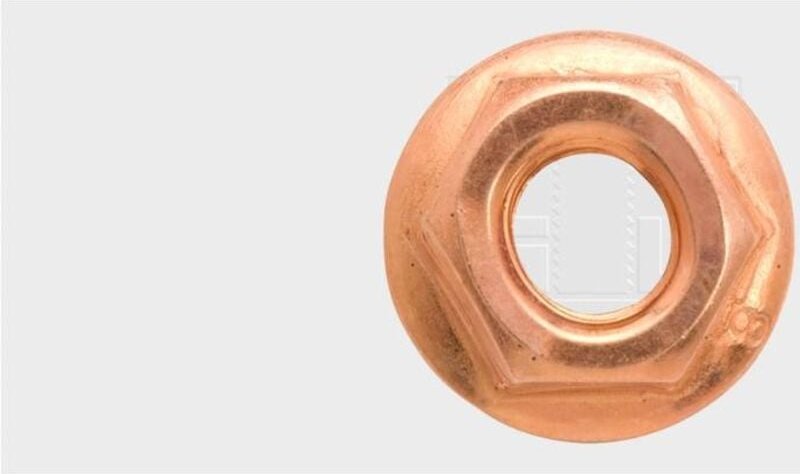 Auspuffsicherungsmutter mit Bund SW13 M8 Autoreparatur - SWG