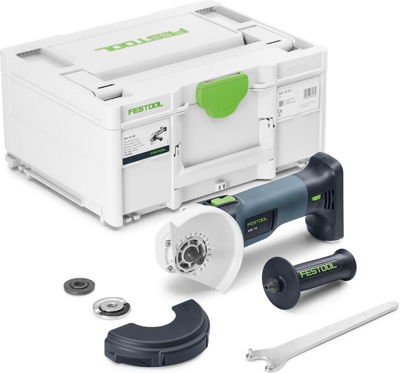 Festool Akku Winkelschleifer 18V inklusive Zubehör und praktischem Systainer
