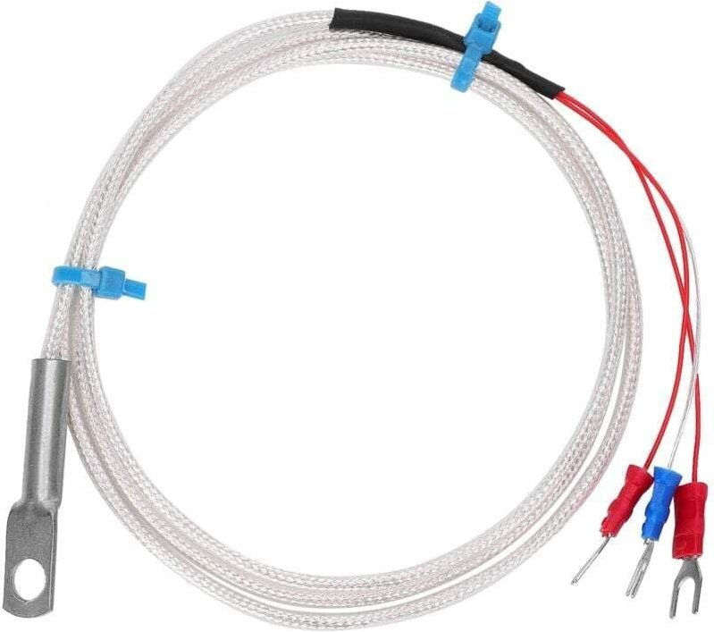 SMD PT100 Temperaturfühler, knopfförmiger Thermistorwiderstand, Hochtemperatur-Messfühler, runder Lochanschluss für Kraf...