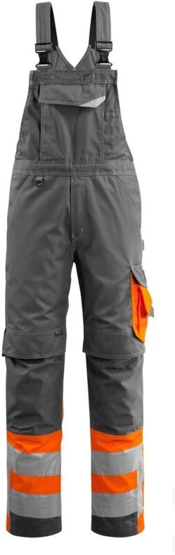 Mascot-15669-860 Sunderland Latzhose Safe Supreme Gr. 82C54 dunkelanthrazit/hi-vis orange