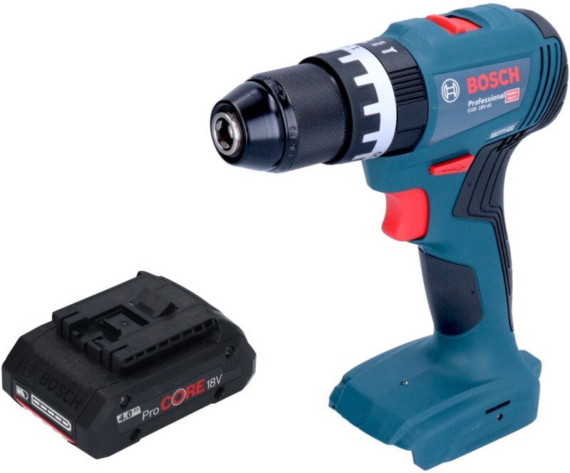 Bosch gsb 18V-45 Professional Akku Schlagbohrschrauber 18 v 45 Nm Brushless + 1x ProCORE Akku 4,0 Ah - ohne Ladegerät