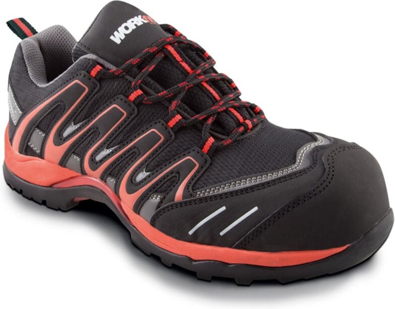 ESD Workfit Trail Roter Sicherheitsschuh Nr. 39