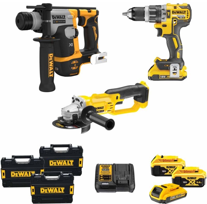 Dewalt - Elektrowerkzeugsatz DCK172HDGR3 18 v 5 Ah