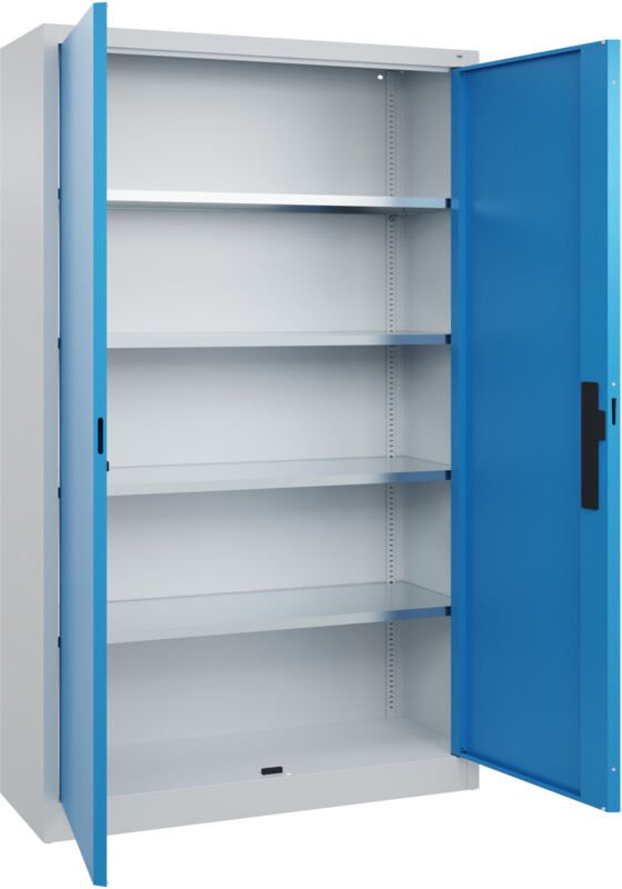 C+p Möbelsysteme - c+p Flügeltürenschrank Serie 89, 1950x1200x400mm, 7035/5012