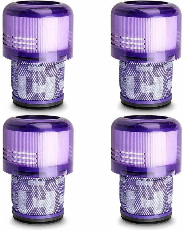Paquet de 4 filtres à vide de rechange compatibles avec l'aspirateur de détection sans fil Dyson V11 Torque Drive V11 An...