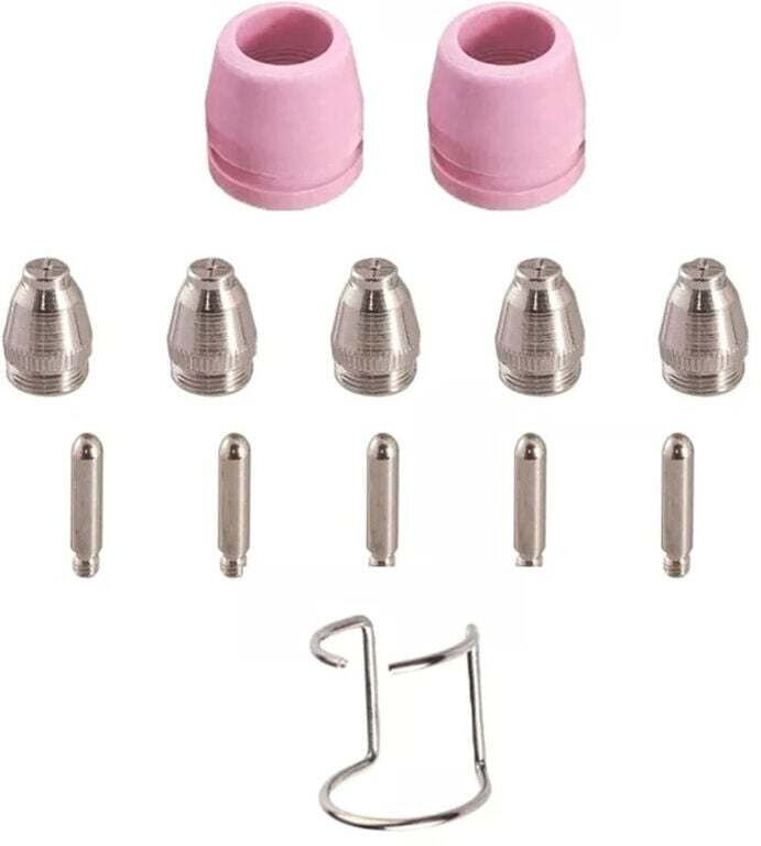 Kit Découpe Plasma Torche Buses Électrodes Coupelles Support Consommables Soudage