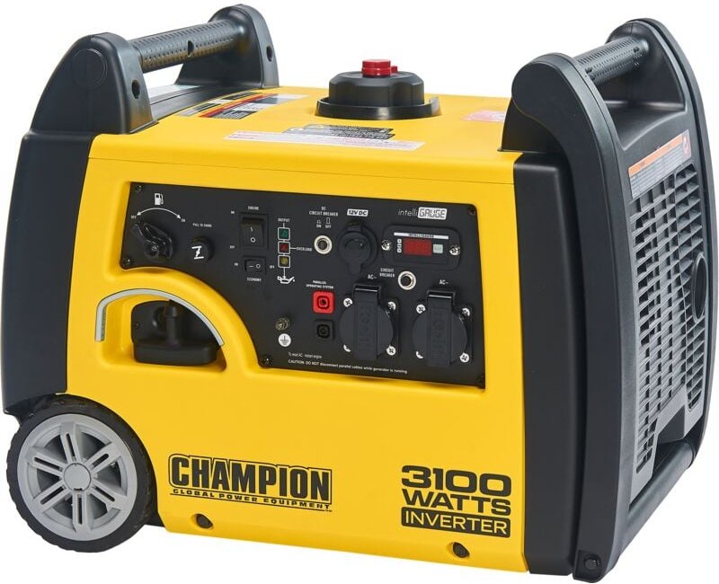 Champion - Power Equipment mobiles Stromaggregat Benzin 3100 Watt, tragbar, leise