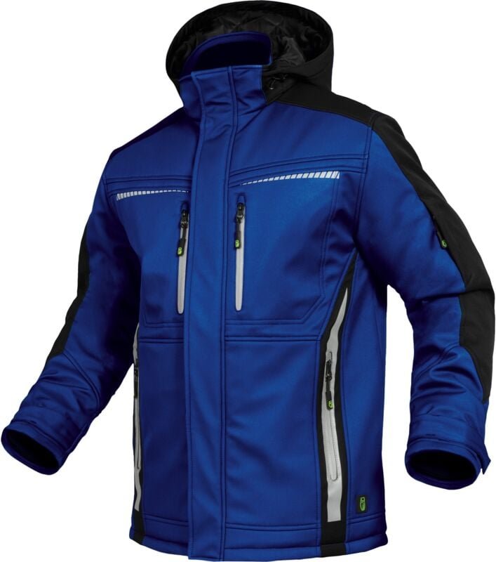 Leibwächter - Winter-Softshelljacke Flex-Line FLEXI20 Gr. m kornblau/schwarz - kornblau/schwarz