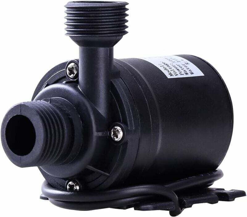 12-V-Gleichstrom-Tauchpumpe (bürstenlos), 800 l/h, 5 m Förderhöhe, für Solar-Pool-Umwälzsysteme und Wasserzirkulationsbr...